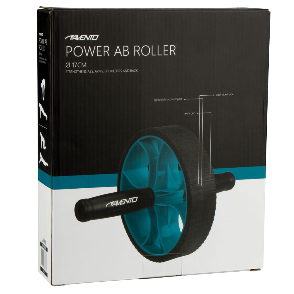 Avento Buikspiertrainer Power Zwart En Blauw