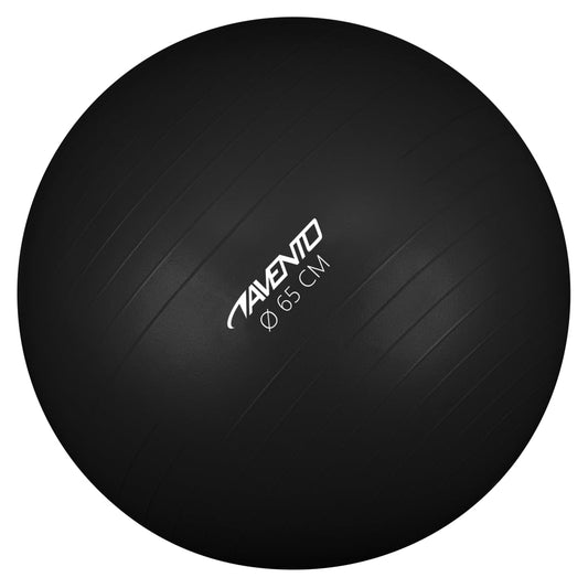 Avento Fitnessbal 65 Cm Zwart