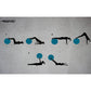 Avento Fitnessbal 65 Cm Zilverkleurig