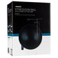 Avento Fitnessbal Met Pomp 65 Cm Zwart