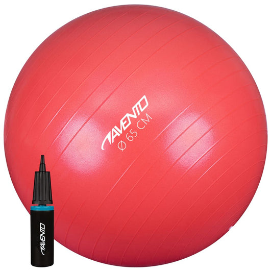 Avento Fitnessbal Met Pomp 65 Cm Roze