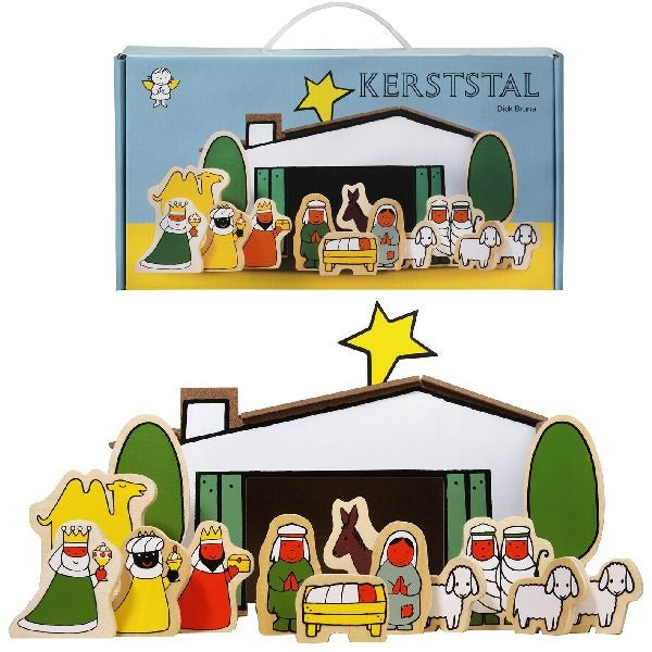 Basic Dick Bruna Houten Kerststal