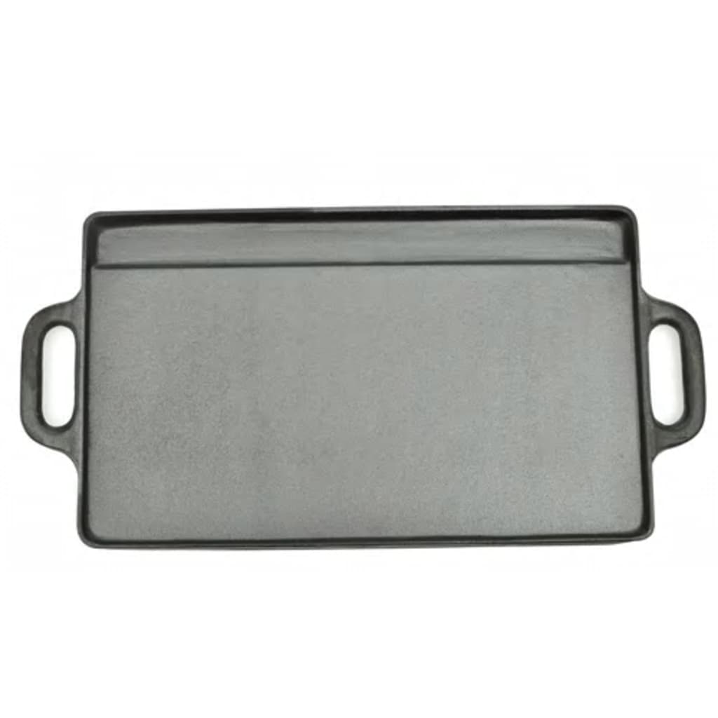 Grillplaat Gietijzer Dubbelzijdig 38X23 Cm 2 St