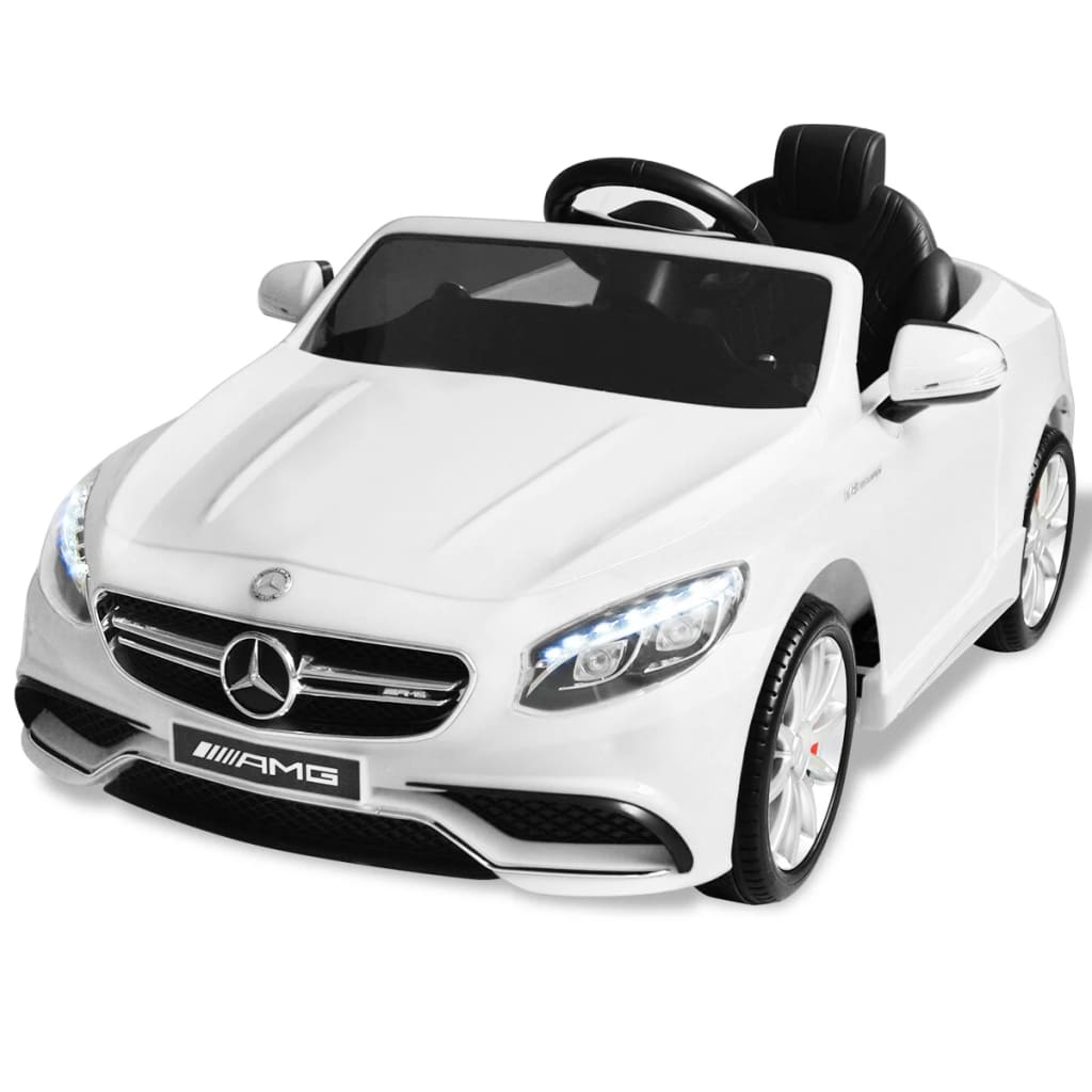 Elektrische Speelgoedauto Mercedes Benz Amg S63 12 V Wit
