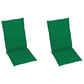 Tuinstoelkussens 2 St 120X50X3 Cm Groen