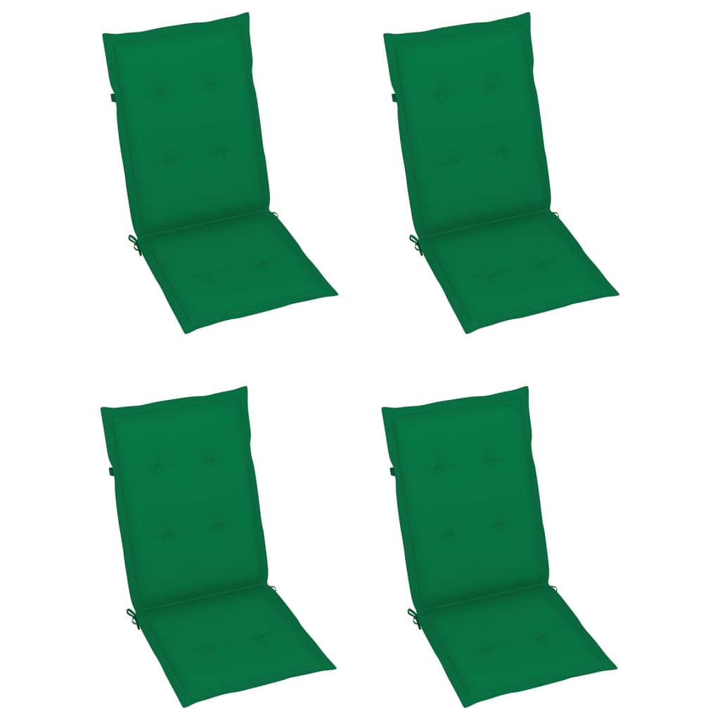 Tuinstoelkussens 4 St 120X50X3 Cm Groen