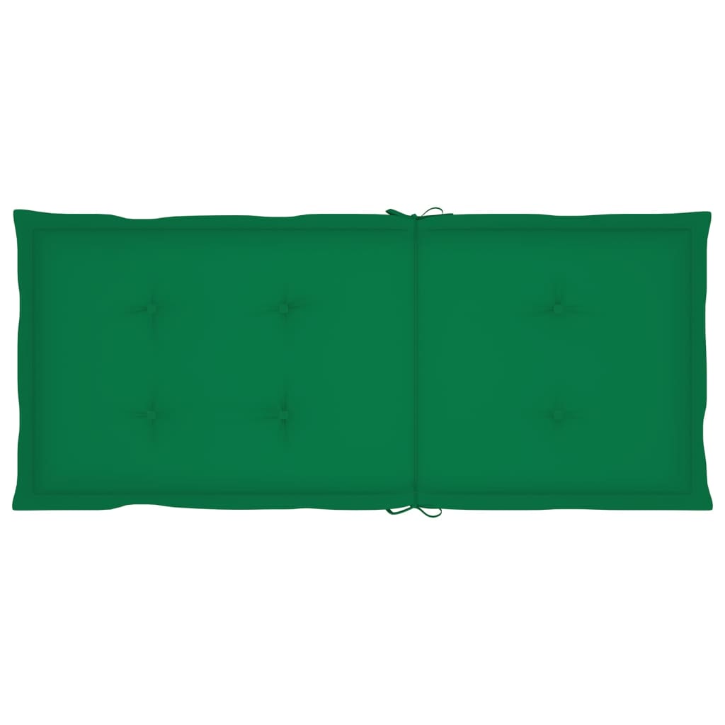 Tuinstoelkussens 4 St 120X50X3 Cm Groen