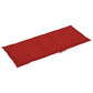 Tuinstoelkussens 4 St 120X50X3 Cm Rood