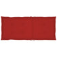 Tuinstoelkussens 4 St 120X50X3 Cm Rood