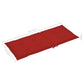 Tuinstoelkussens 4 St 120X50X3 Cm Rood