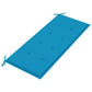 Tuinbankkussen 120X50X3 Cm Blauw