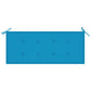 Tuinbankkussen 120X50X3 Cm Blauw