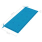 Tuinbankkussen 120X50X3 Cm Blauw