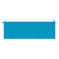 Tuinbankkussen 150X50X3 Cm Blauw