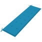 Tuinbankkussen 180X50X3 Cm Blauw