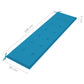 Tuinbankkussen 180X50X3 Cm Blauw
