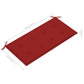 Tuinbankkussen 100X50X3 Cm Rood