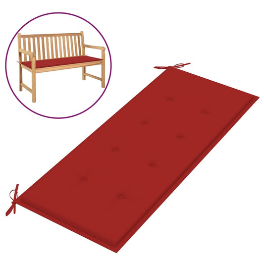 Tuinbankkussen 120X50X3 Cm Rood