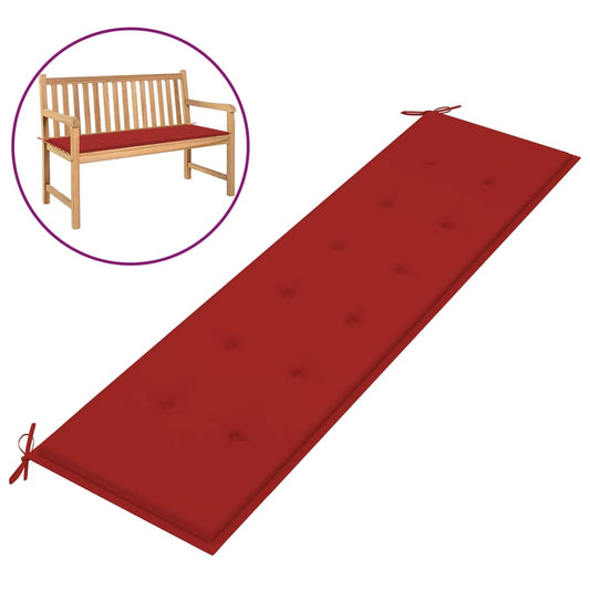 Tuinbankkussen 180X50X3 Cm Rood