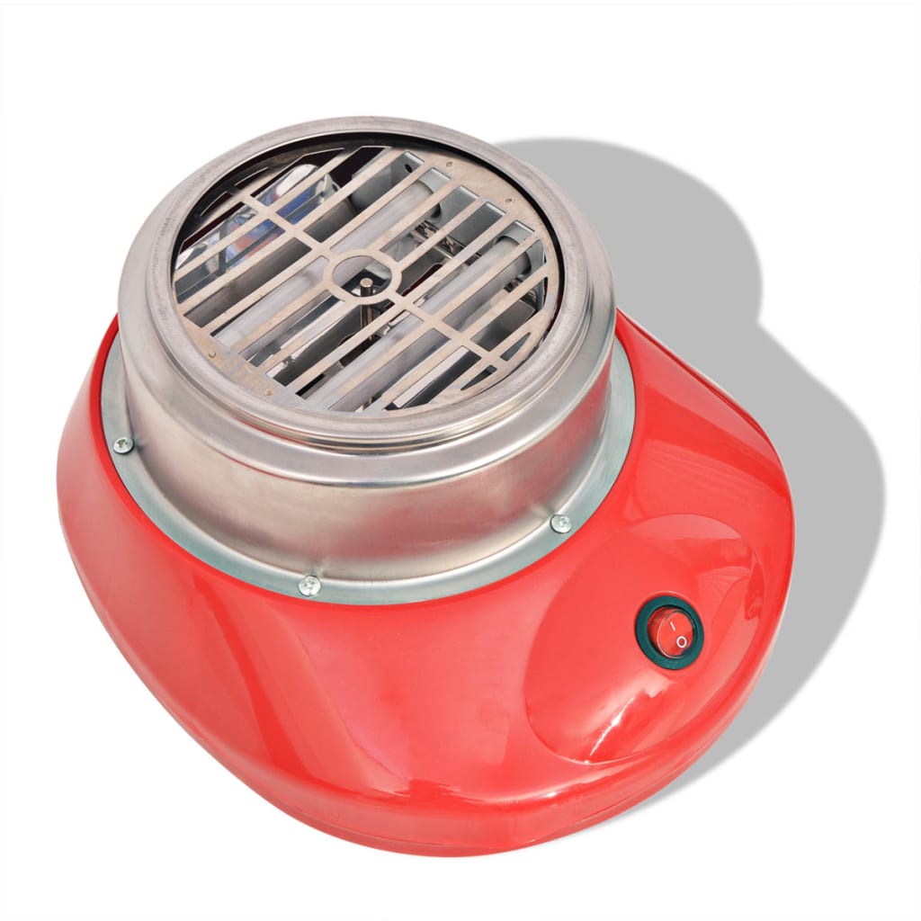 Suikerspinmachine 480 W Rood