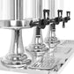 Drievoudige Sapdispenser Roestvrij Staal 3X8 L