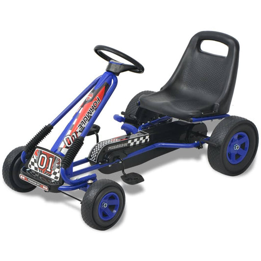 Skelter Met Pedalen En Verstelbare Zitting Blauw