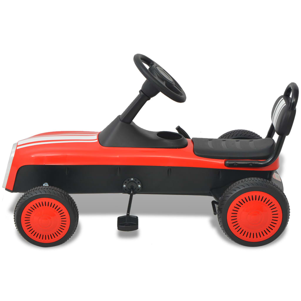 Skelter Met Pedalen Rood