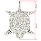 Luipaardvloerkleed Pluche 139 Cm Wit