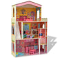 Poppenhuis 3 Verdiepingen 73X32X116 Cm Hout