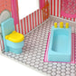Poppenhuis 3 Verdiepingen 73X32X116 Cm Hout