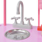 Speelgoedkeuken Roze 60X27X83 Cm Hout