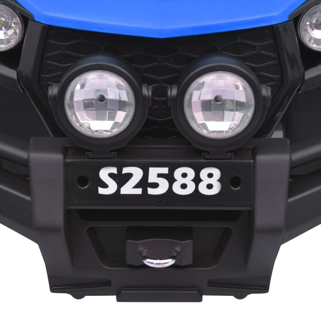 Elektrische Speelgoedauto Voor 2 Personen Blauw En Zwart Xxl