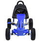 Skelter Met Pedalen En Pneumatische Banden Blauw