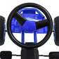Skelter Met Pedalen En Pneumatische Banden Blauw