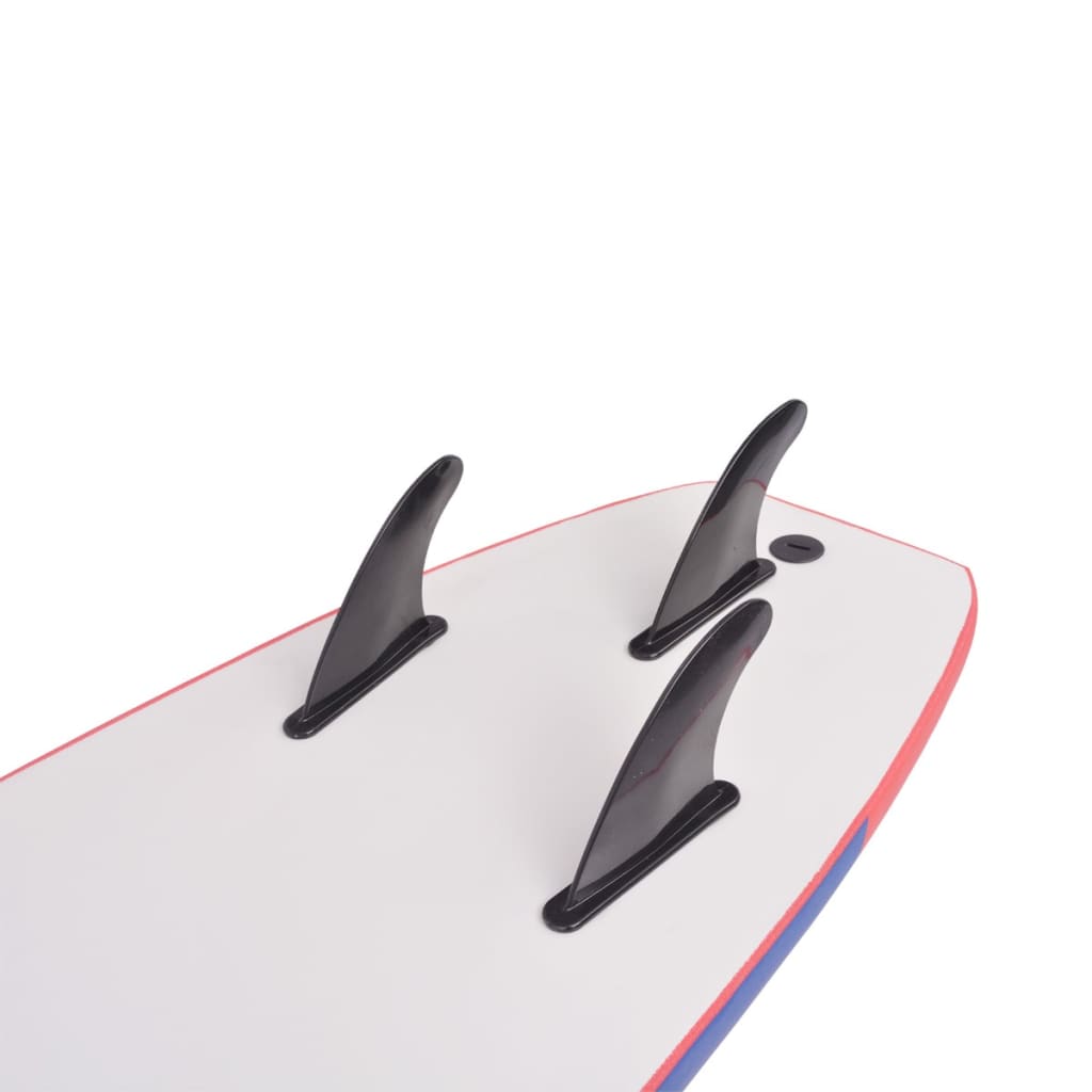 Surfplank 170 Cm Blauw En Rood