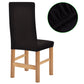 Stoelhoezen Stretch 4 Stuks Bruin Polyester Ribstof