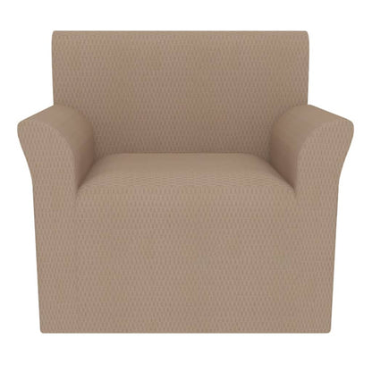 Meubelhoes Voor Fauteuil Stretch Piqué Beige