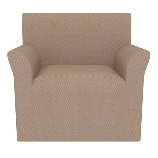 Meubelhoes Voor Fauteuil Stretch Piqué Beige
