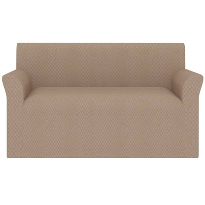 Meubelhoes Voor Bank Stretch Piqué Beige