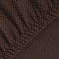 Meubelhoes Voor Stoel Stretch Piqué Bruin 6 St