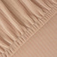 Meubelhoes Voor Leunstoel Stretch Gestreept Beige En Wit