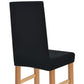 Meubelhoes Voor Stoel Stretch Zwart Brede Streep 6 St
