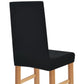 Meubelhoes Voor Stoel Stretch Zwart Brede Streep 4 St