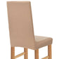 Meubelhoes Voor Stoel Stretch Beige Brede Streep 4 St