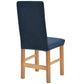 Meubelhoes Voor Stoel Stretch Marineblauw Imitatie Suède 2 St