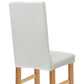 Stoelhoes Stretch Wit 183X76X74 Cm Imitatie Suède 2 St