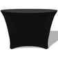 Tafelhoes Stretch Zwart Rond 150X74 Cm 2 St