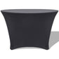 Tafelhoes Stretch Antraciet Rond 150X74 Cm 2 St