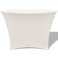 Tafelhoes Stretch Crème Rond 150X74 Cm 2 St