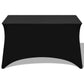 Tafelhoes Stretch Zwart 120X60,5X74 Cm 2 St